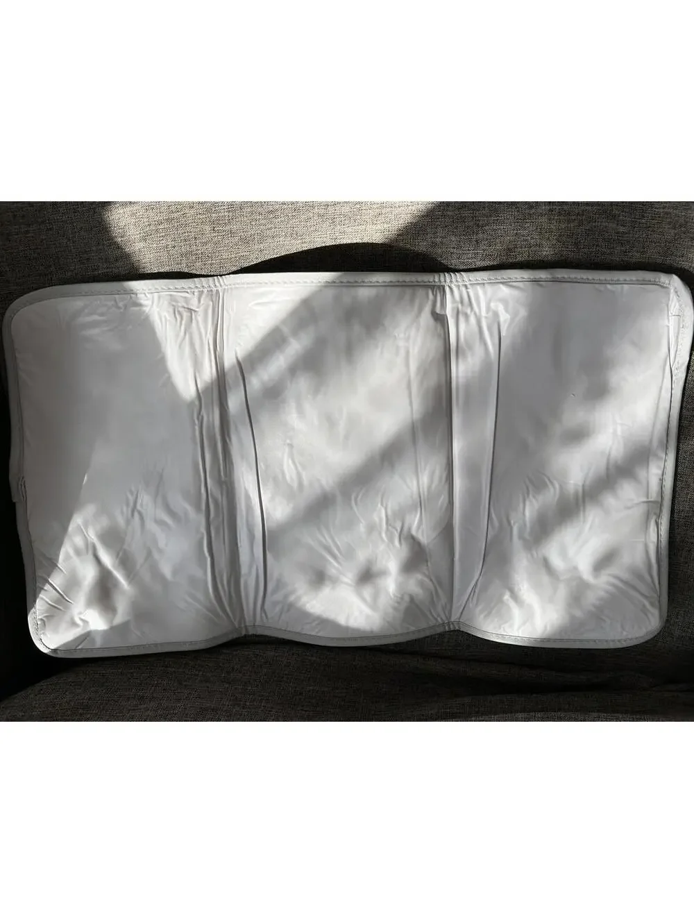 Laura Ashley Baby Gray Floral Diaper Bag Tote Changing Pad Pockets